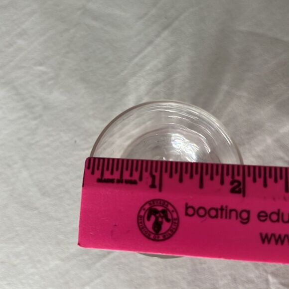 Liquor Toasting Cordial Sherry Glasses 2 Ounces Each CNN Flag Marked Set Of 2 - Picture 7 of 7